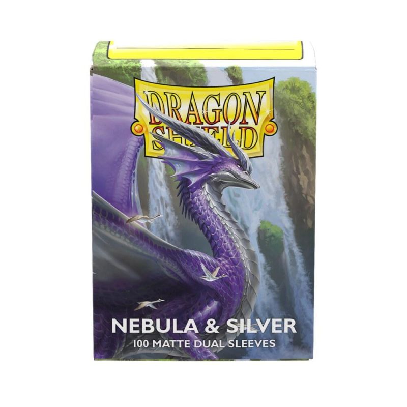 Dragon Shield Matte Dual Standard Sleeves – Nebula & Silver – 100