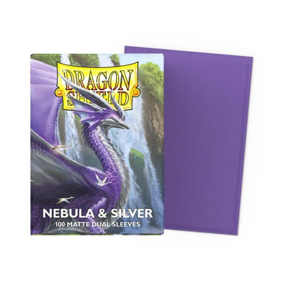 Dragon Shield Matte Dual Standard Sleeves – Nebula & Silver – 100