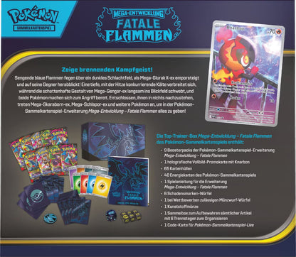 Pokémon Fatale Flammen Top-Trainer Box Deutsch