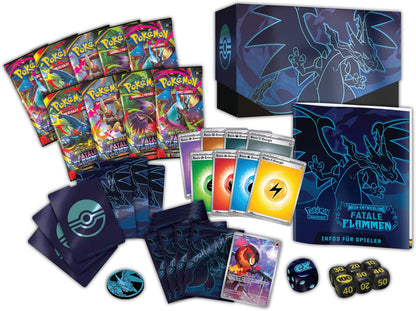 Pokémon Fatale Flammen Top-Trainer Box Deutsch