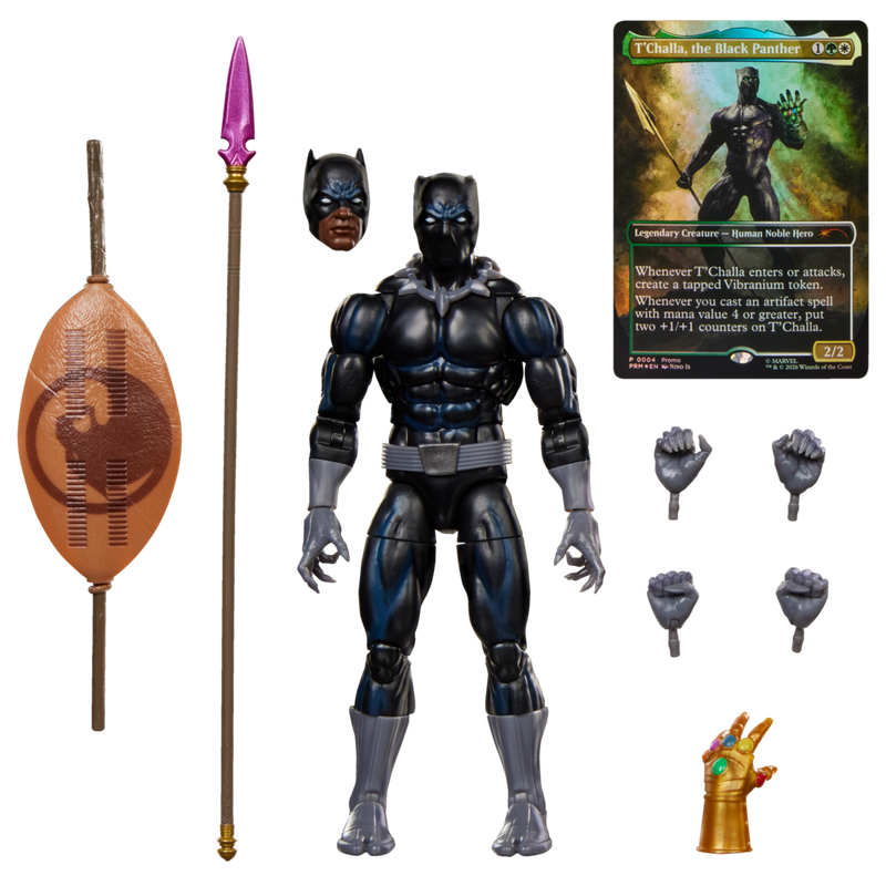 Hasbro Marvel Legends Series Black Panther MTG Marvel Super Heroes 15 cm Actionfigur