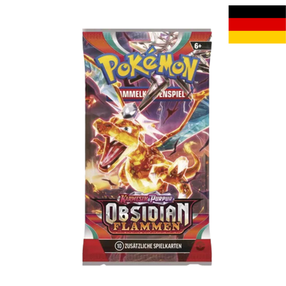 Pokemon Karmesin & Purpur Obsidianflammen Booster Deutsch