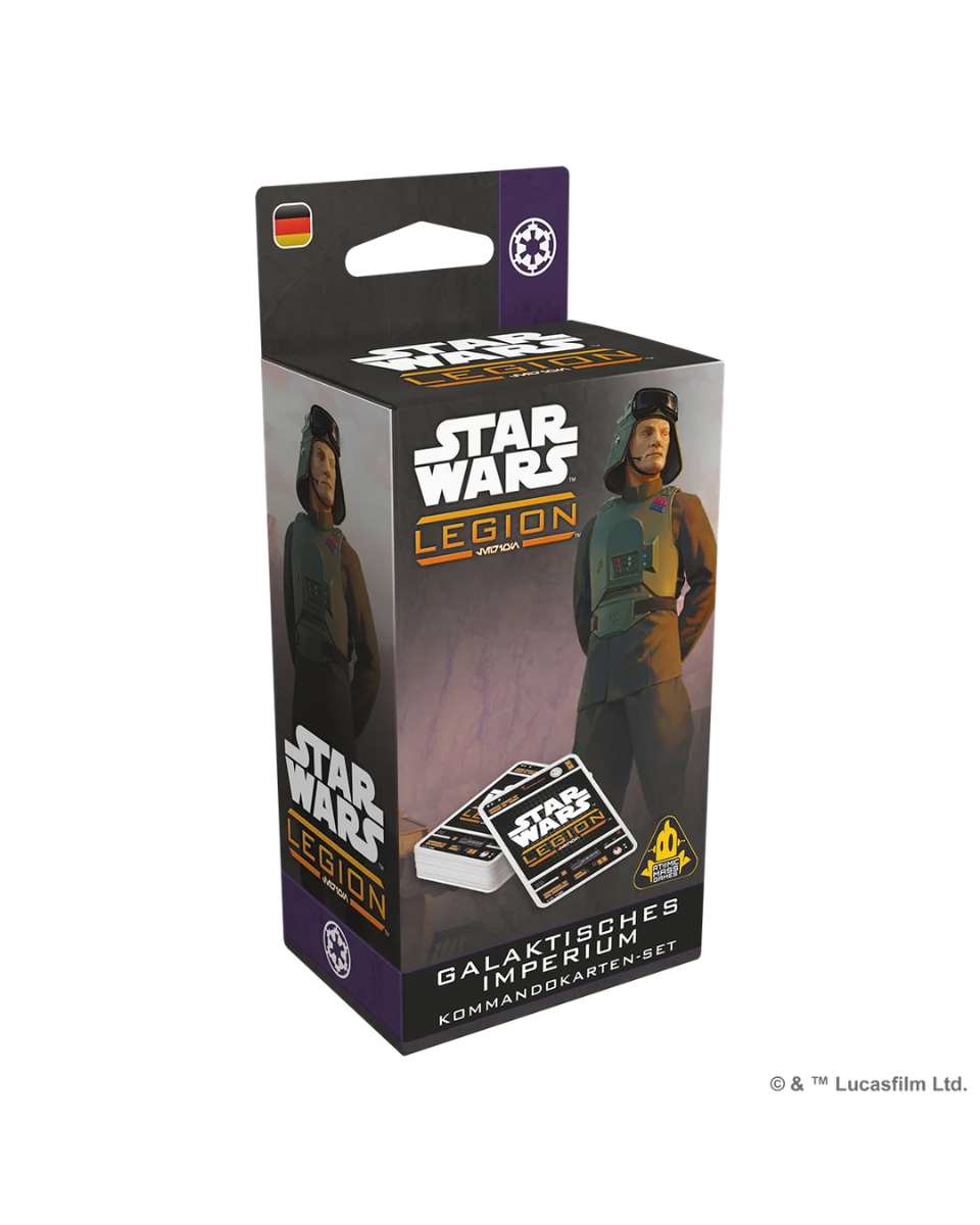 Star Wars: Legion – Galaktisches Imperium Kommandokarten-Set Deutsch