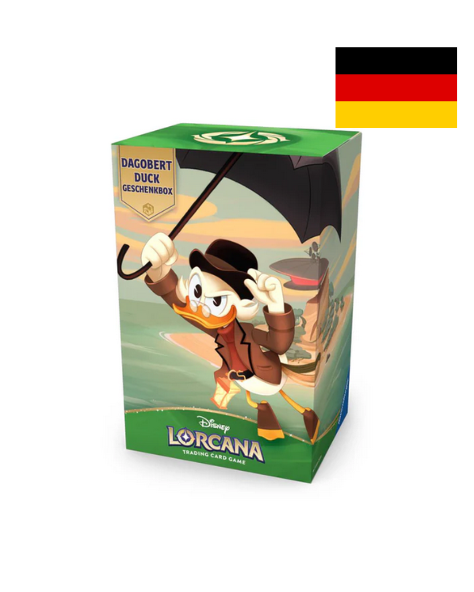 Disney Lorcana Dagobert Duck Geschenkbox Deutsch