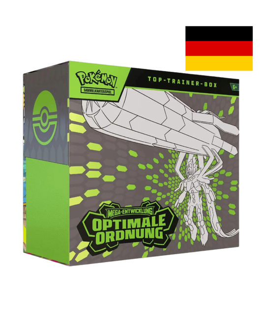 Pokémon ME03 Optimale Ordnung Top-Trainer Box in deutscher Ausgabe
