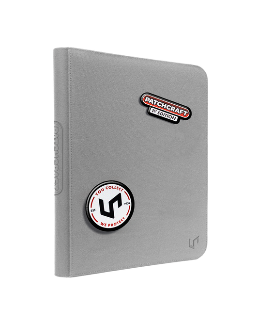 Ultra PRO PATCHCRAFT Zippered 9-Pocket PRO-Binder® Gray
