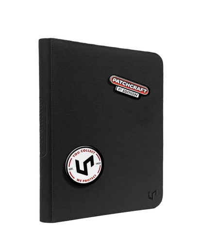 Ultra PRO PATCHCRAFT(TM)Zippered 9-Pocket PRO-Binder®Black