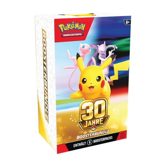 Pokémon 30 Jahre Booster-Bundle Deutsch 30th Celebrations TCG