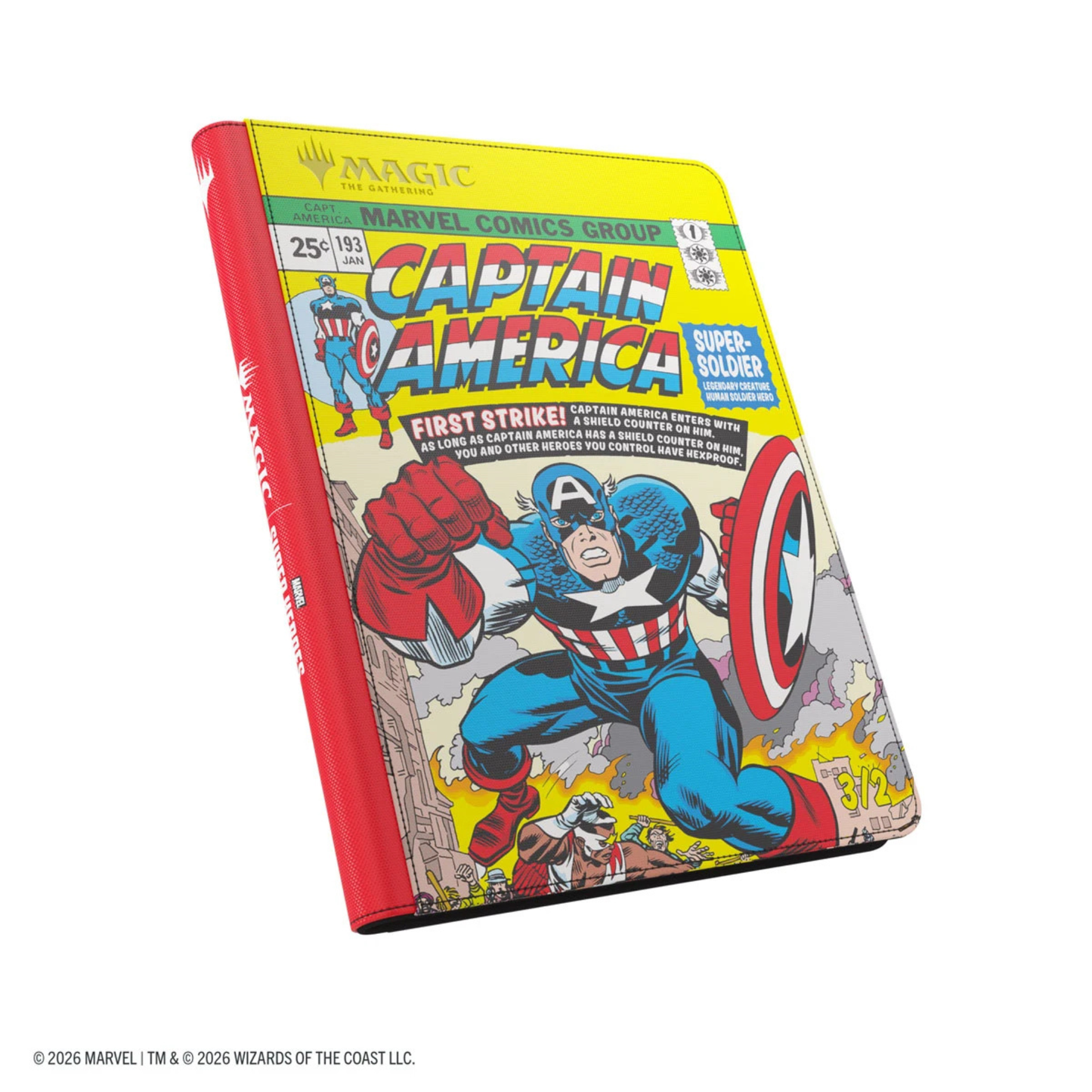 Gamegenic Zip-Up Album 18-Pocket – MTG Marvel Super Heroes Captain America Black Panther