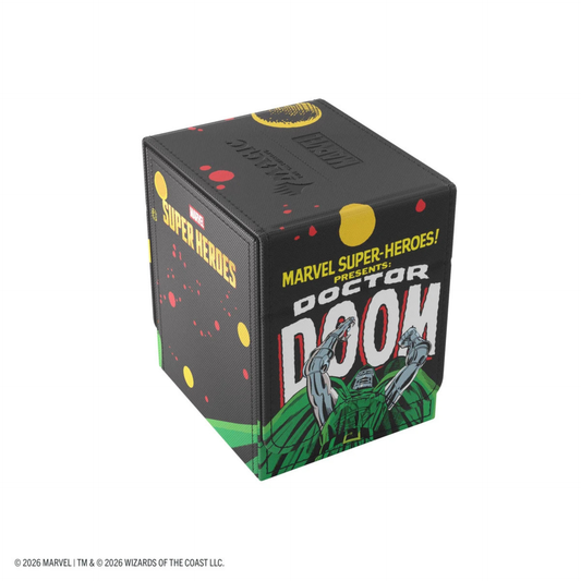 Gamegenic Squire 100+ XL Deckbox – MTG Marvel Super Heroes Doctor Doom Spider-Man