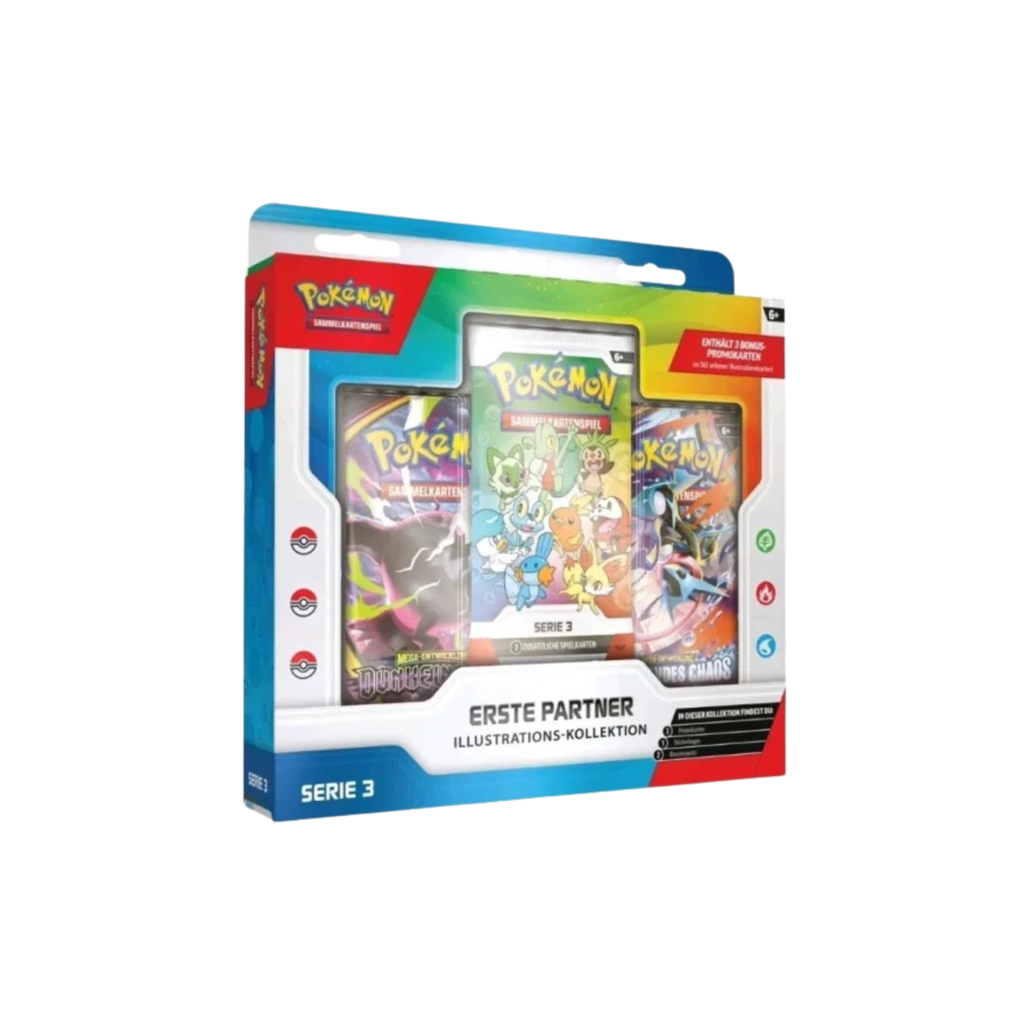 Pokemon TCG Erste Partner Illustrations-Kollektion 3 Deutsch