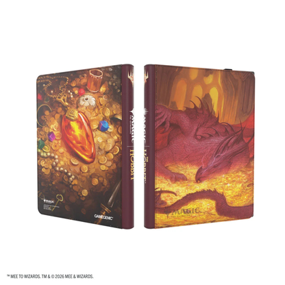 Gamegenic Zip-Up Album 18-Pocket – MTG The Hobbit Smaugs Mox Amber