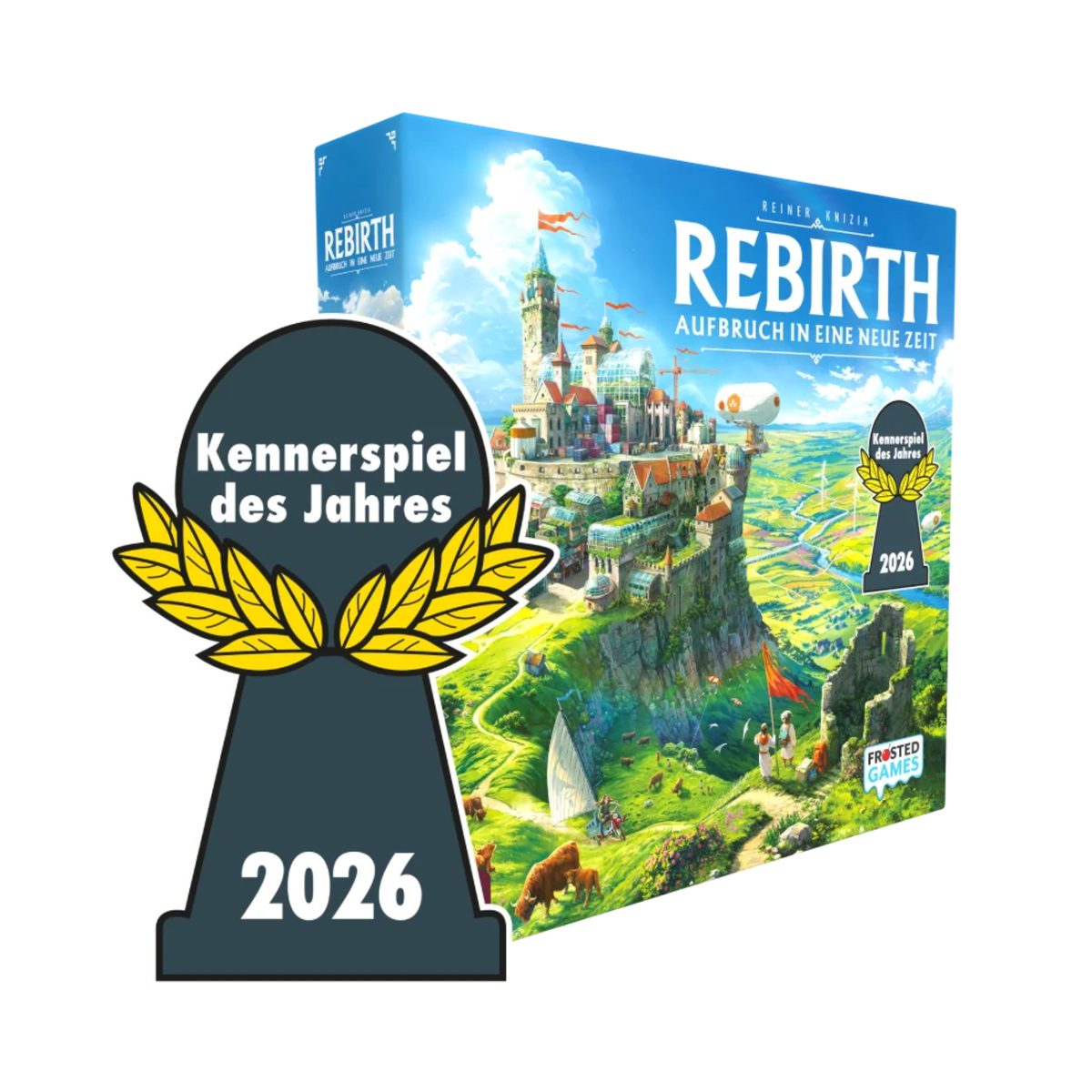Rebirth – Aufbruch in eine neue Zeit – Kennerspiel des Jahres 2026 – Brettspiel (Deutsch)