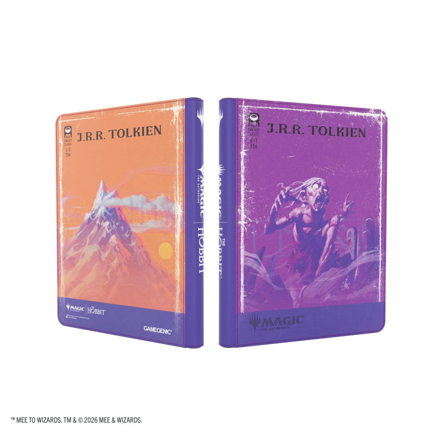 Gamegenic Zip-Up Album 18-Pocket – MTG The Hobbit Gollum Riddle Master und The Lonely Mountain
