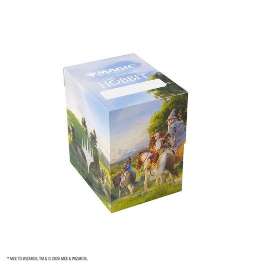 Gamegenic Soft Crate 80+ Deckbox – MTG The Hobbit Leaving Hobbiton Troop of Ponies