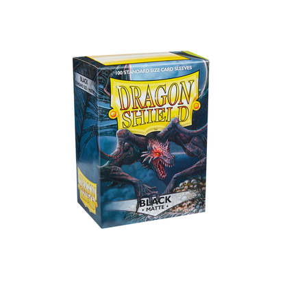 Dragon Shield Standard Sleeves – Black Matte (100 Stück)