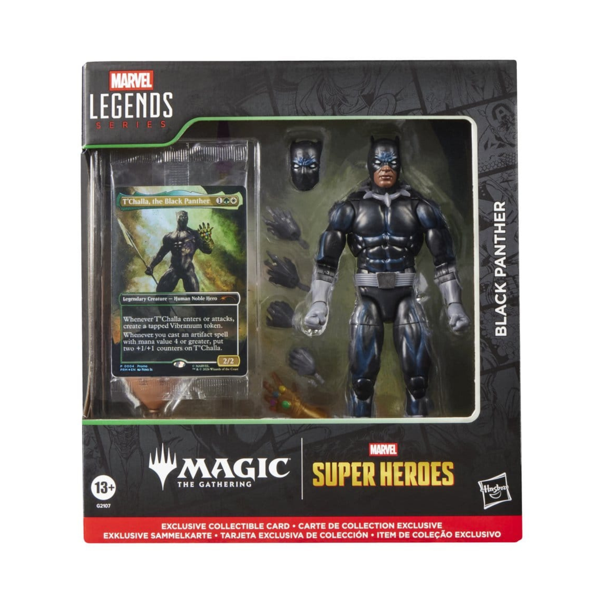 Marvel Legends Series – Black Panther (MTG x Marvel Super Heroes) Actionfigur 15 cm – Ansicht 3