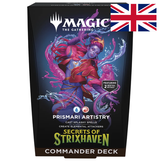 Magic the Gathering: Secrets of Strixhaven Commander Deck Prismari Artistry Englisch