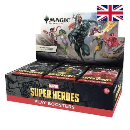 Magic the Gathering Marvel Super Heroes Play-Booster Display Englisch