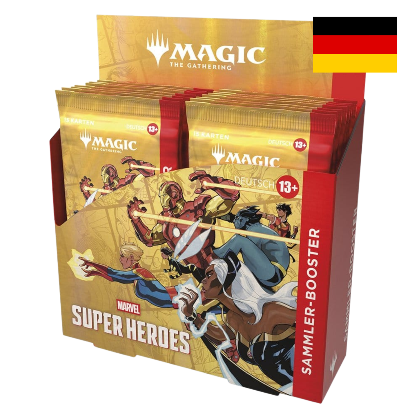 Magic the Gathering Marvel Super Heroes Sammler Booster Display Deutsch