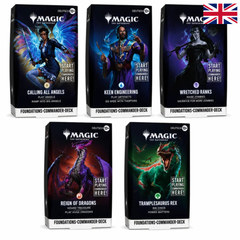 Magic The Gathering Reality Fracture Starter Commander Deck Englisch Set - 5 Decks