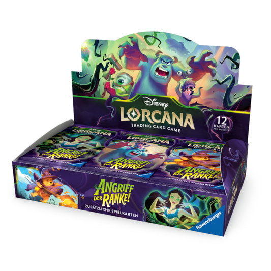 Disney Lorcana Set 12 Unknown Wilderness Booster Display German