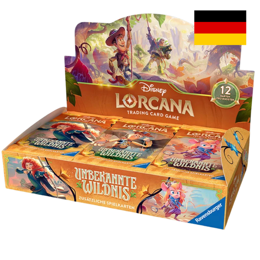 Disney Lorcana Set 12 Unbekannte Wildnis Booster Display Deutsch