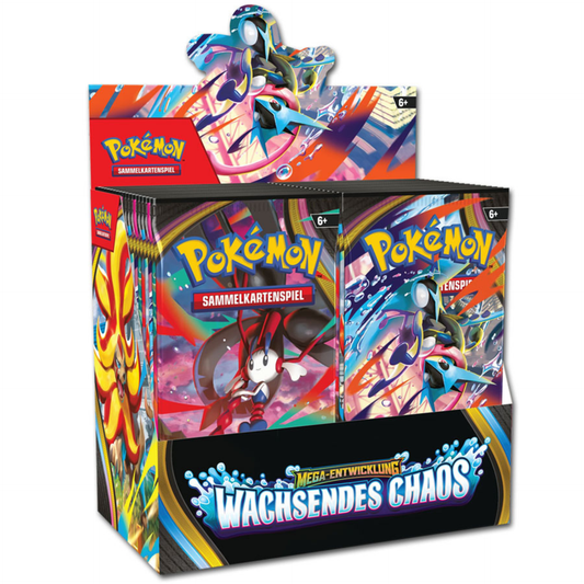 Pokémon MEGA-Entwicklung Wachsendes Chaos 36 Booster Display Deutsch