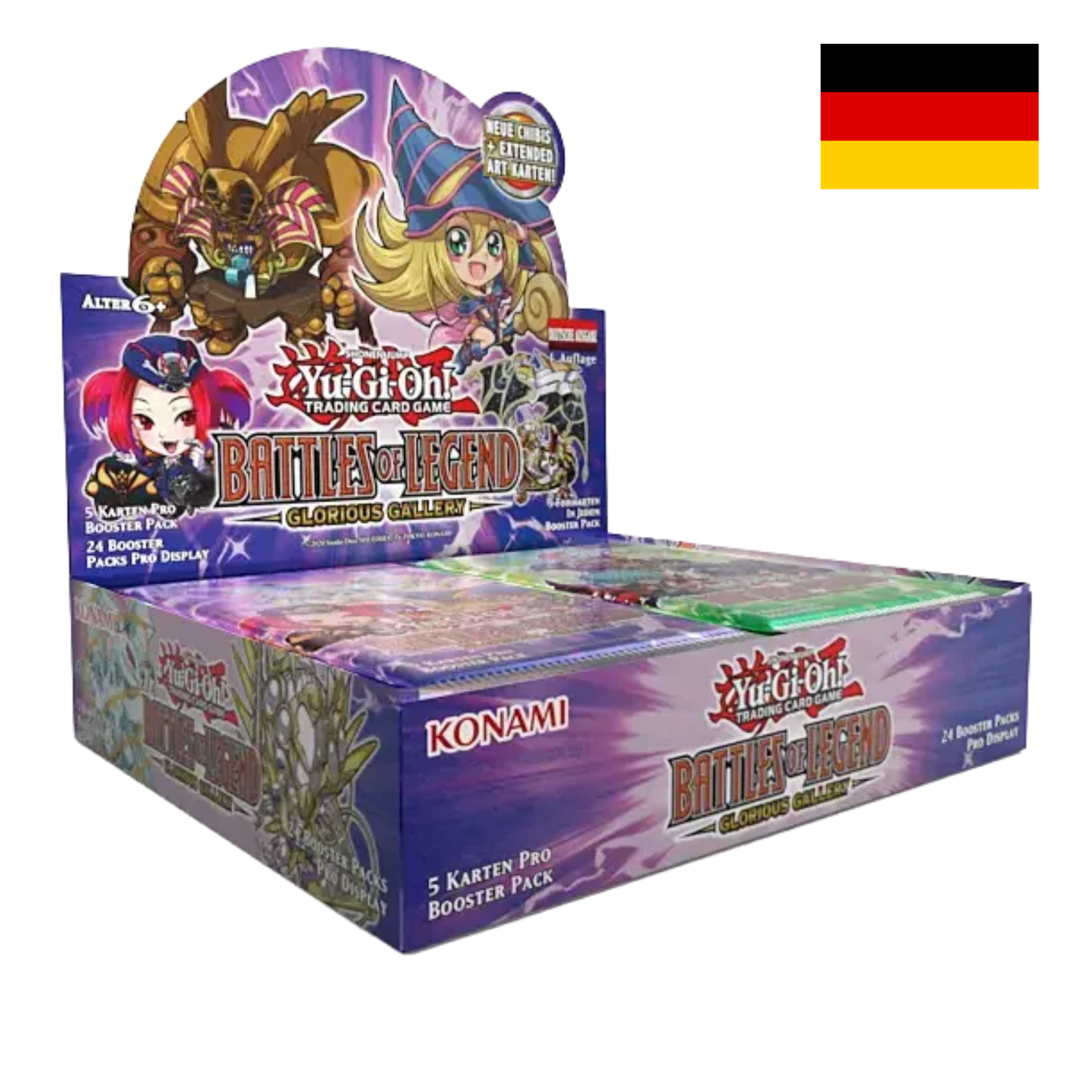 Yu-Gi-Oh! Battles of Legend: Glorious Gallery Booster Display Deutsch 1. Auflage