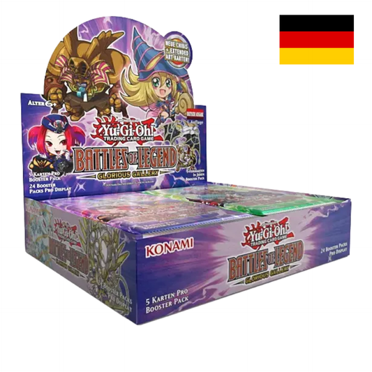 Yu-Gi-Oh! Battles of Legend: Glorious Gallery Booster Display Deutsch 1. Auflage
