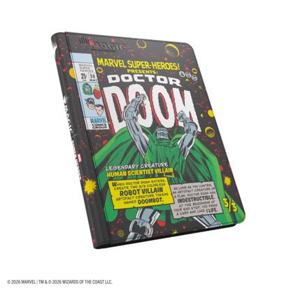 Gamegenic Magic: The Gathering | Marvel Super Heroes Zip-Up Album 18-Pocket – Doctor Doom