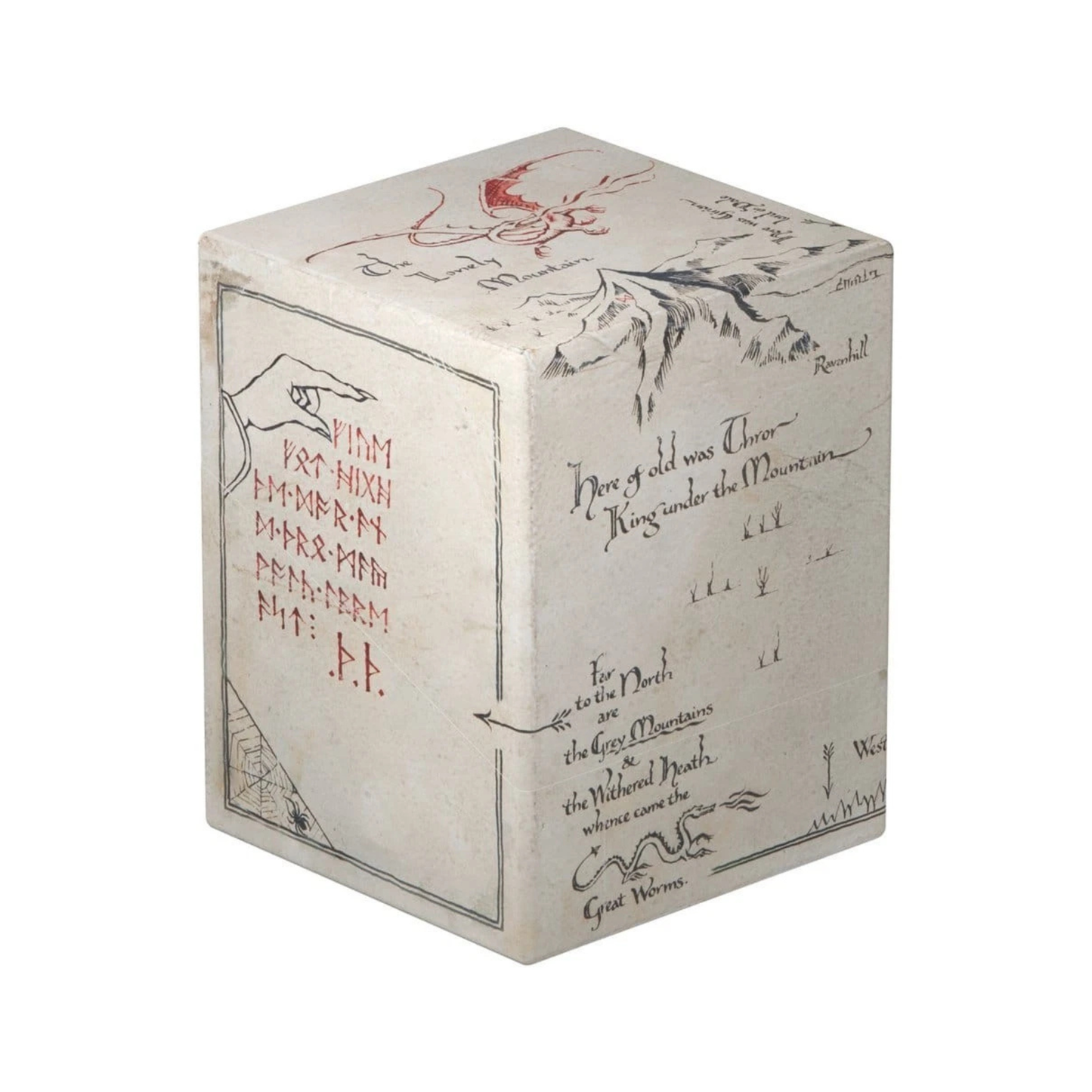 Ultimate Guard RTE Boulder 100+ Deckbox The Hobbit – Thrors Map Glow in the Dark