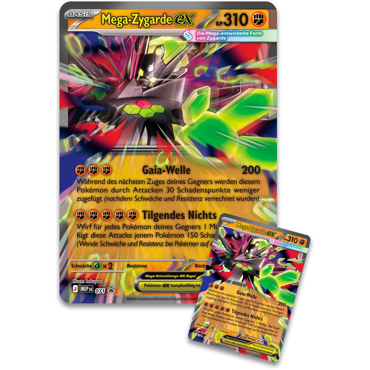 Pokémon Premium-Kollektion Mega-Zygarde-ex – 8 Booster Packs