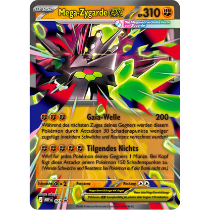 Pokémon Premium-Kollektion Mega-Zygarde-ex – 8 Booster Packs