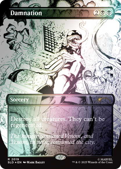 Secret Lair x Marvel's Spider-Man: Venom Unleashed (Inks) Foil Edition