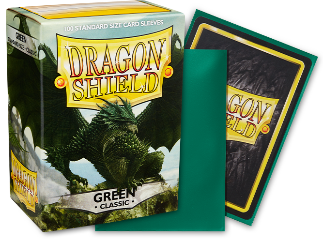 Dragon Shield Standard Sleeves – Green Classic 100 Stück