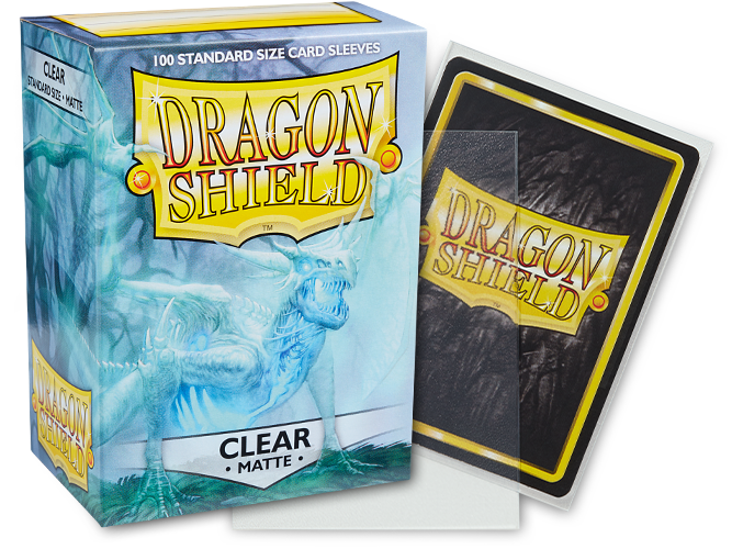 Dragon Shield Standard Sleeves – Clear Matte 100 Stück