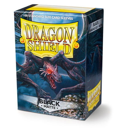Dragon Shield Standard Sleeves – Black Matte (100 Stück)