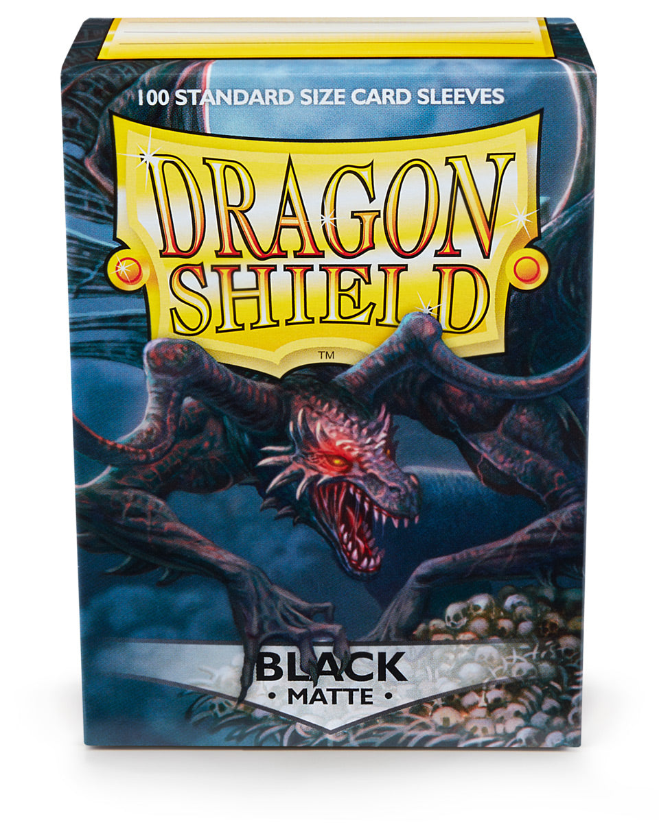 Dragon Shield Standard Sleeves – Black Matte (100 Stück)