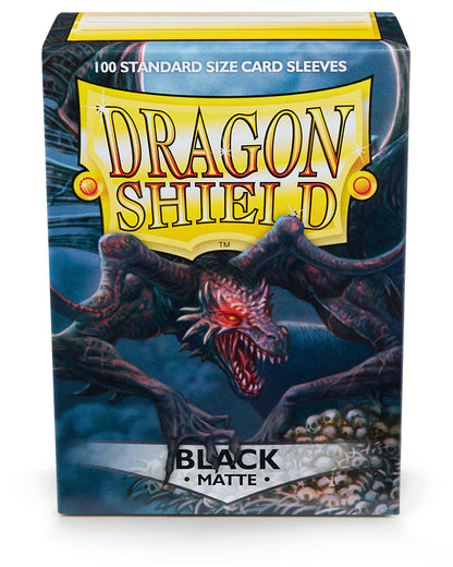 Dragon Shield Standard Sleeves – Black Matte (100 Stück)