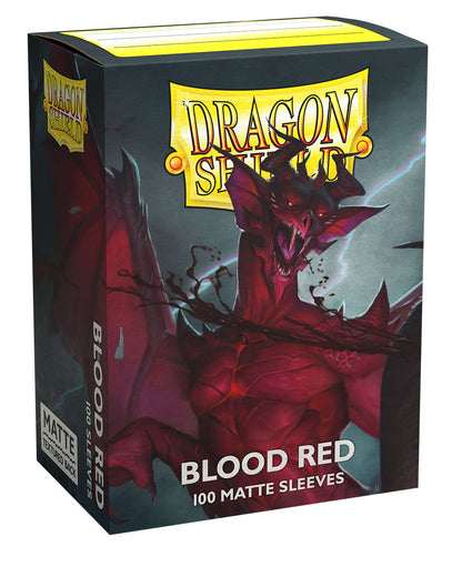 Dragon Shield Standard Sleeves – Blood Red Matte (100 Stück)