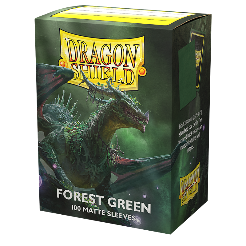 Dragon Shield Standard Sleeves – Forest Green Matte 100 Stück