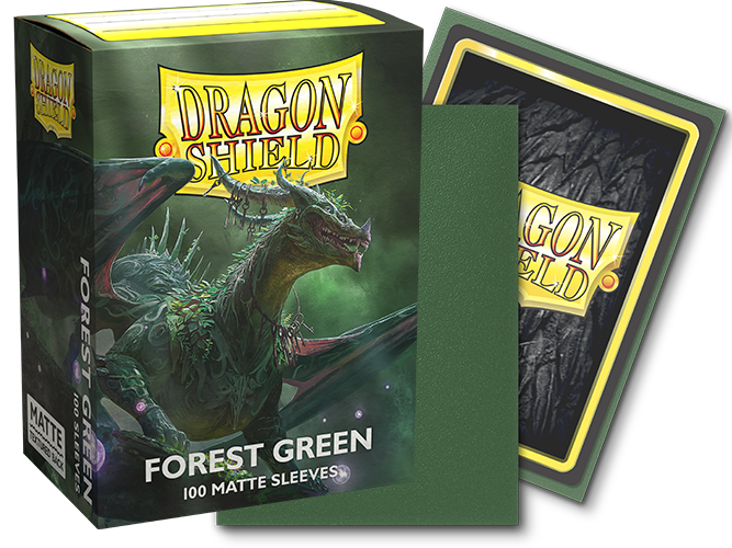 Dragon Shield Standard Sleeves – Forest Green Matte 100 Stück