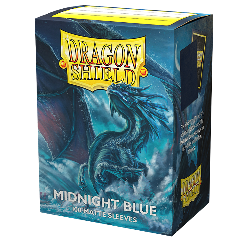 Dragon Shield Standard Sleeves – Midnight Blue Matte, 100 Stück