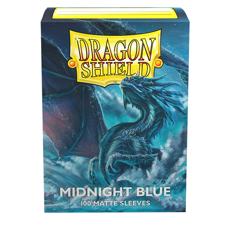 Dragon Shield Standard Sleeves – Midnight Blue Matte, 100 Stück