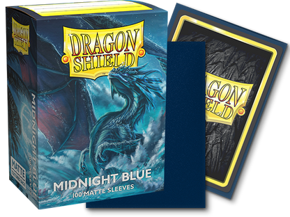 Dragon Shield Standard Sleeves – Midnight Blue Matte, 100 Stück