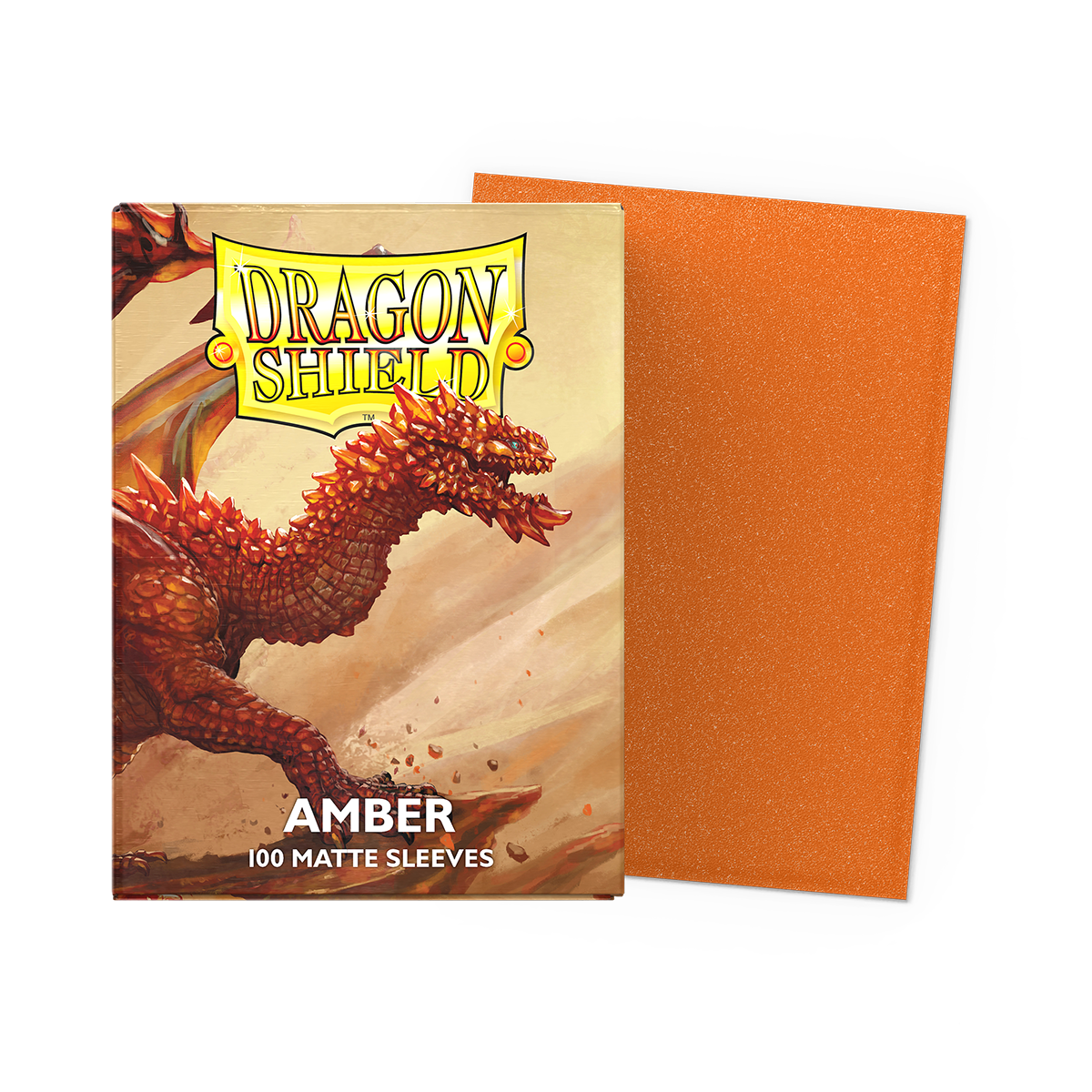 Dragon Shield Standard Sleeves – Amber Matte (100 Stück)