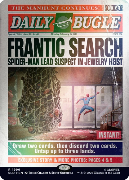 Secret Lair x Marvel's Spider-Man: Daily Bugle Breaking News Foil Edition