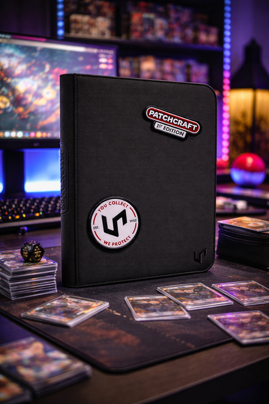 Ultra PRO PATCHCRAFT(TM)Zippered 9-Pocket PRO-Binder®Black