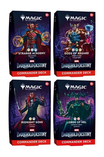 MTG Marvel Darkhold Destiny Commander Decks Display Englisch